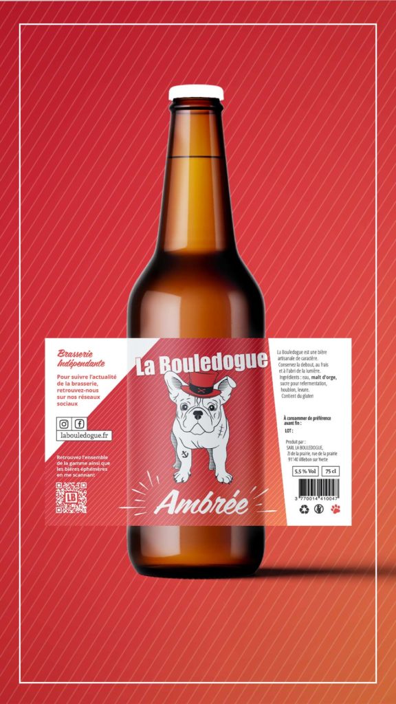 Bière Ambrée - La Bouledogue