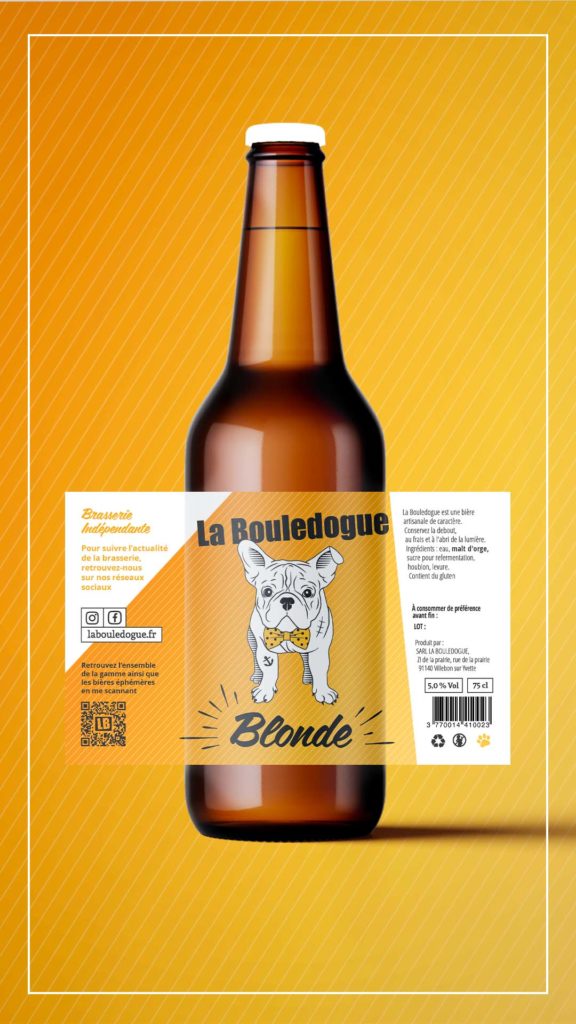 Bière Blonde - La Bouledogue
