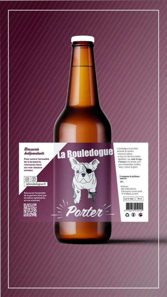 Bière Porter - La Bouledogue