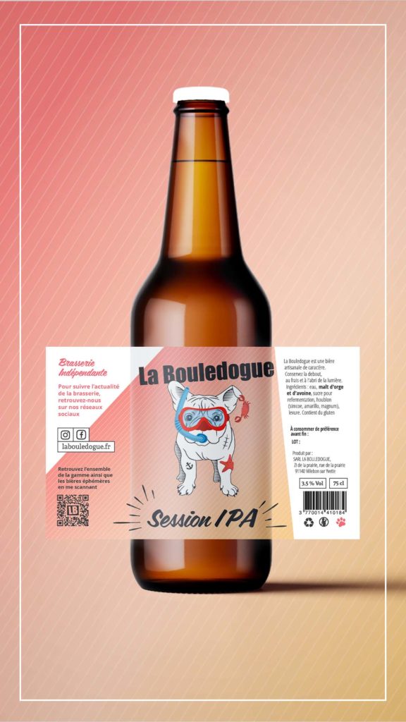 Bière Session IPA- La Bouledogue