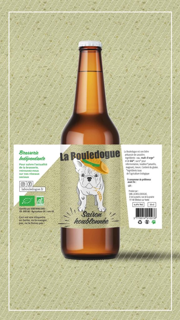 Bière Saison houblonnée - La Bouledogue